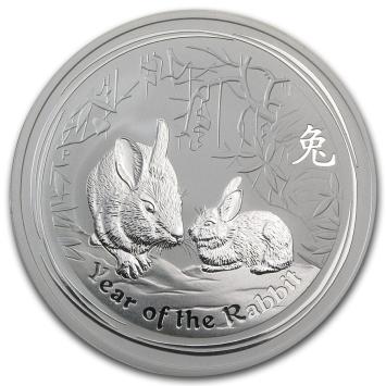 Australië Lunar 2 Haas 2011 2 ounce silver